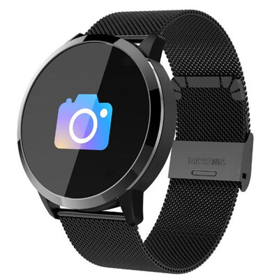 

Waterproof Bluetooth Smartwatch Heart Rate Band Monitor Wristband Bracelet Sports Call reminder Wrist Smart Watch Steel strip