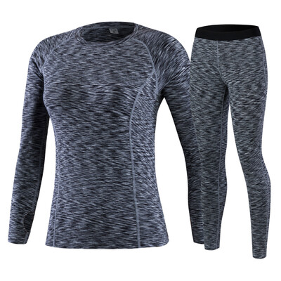 

compression Suit Yoga Set Wick Losing Weight Pants T-Shirt Girls Costume Sports