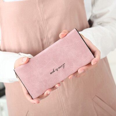

New Womens Simple Long Section Thin Wallet Multi-card Bit Purse