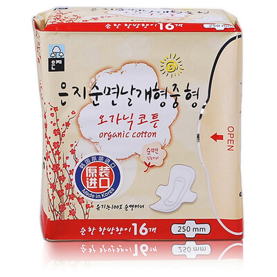 

Eun jee cotton sanitary napkin 250mm 16 Korean original import