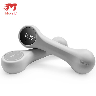 

XIAO MI Move it smart dumbbell sports fitness equipment home detachable ladies mens dumbbells environmental protection plastic hand bell set 05kg2 male gray