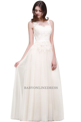 

New Arrival Sexy Sheer Back Pink Lace Evening Dress Cheap Chiffon Evening Party Dresses