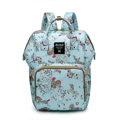 

New Model Fashion Mommy Maternity Bag Diaper Nappy Bag Bolsa Maternida Printed Bebe Bag Travel Backpack Desiger Nursing Baby Bag