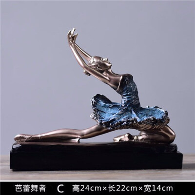 

Modern art ballet dance girl decoration Home soft ornament arts&crafts living room creative character decoration