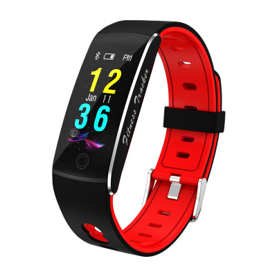 

Color screen big word smart bracelet sports pedometer swimming heart mate blood pressure oxygen remote photo reminder wristband