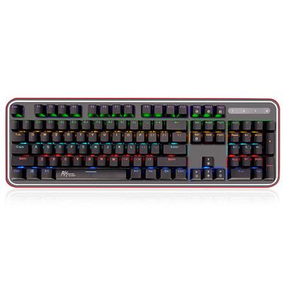 

RK ROYAL KLUDGE enjoy the mixed light mechanical keyboard game backlight eat chicken keyboard computer notebook office keyboard China red black axis