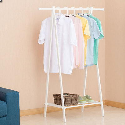 

Youlite bedroom drying rack floor single pole clothes pole storage drying rack simple fashion indoor coat rack