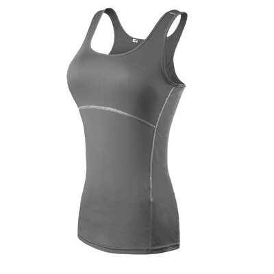 

Women Compression Yoga Sport Shirts Vest Tights Base Layer Gym Yoga Tank Top