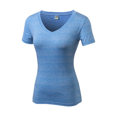 

Women Gym Yoga T-shirt Jersey Sport Suit Quickly Dry Short Running Clothes
