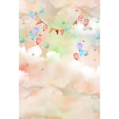 

Colorful Couds&Seagulls Background 57FT Vinyl Fabric Cloth Digital Printing Photo Studio Backdrop S-3042