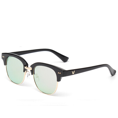 

FEIDU Brand High Quality Semi-Rimless Sunglasses Women Men Vintage Half Frame Sun Glasses Unisex Gafas De Sol Hombre