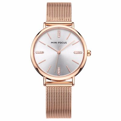 

MINI FOCUS Fashion Stainless Steel Strap Women Watch MF0036L