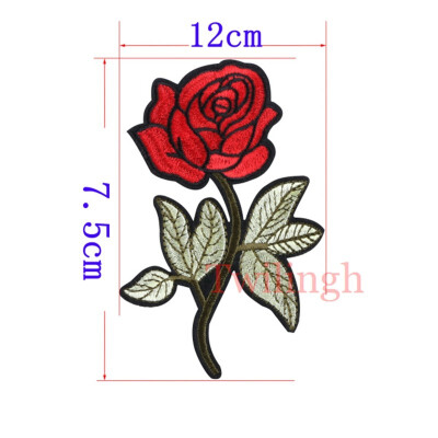 

1 Pcs Top New Brand Clothes Patches Bird Fish Flower Embroidered Patch DIY Iron On Sew Fabric Repair Clothing Wedding Patches