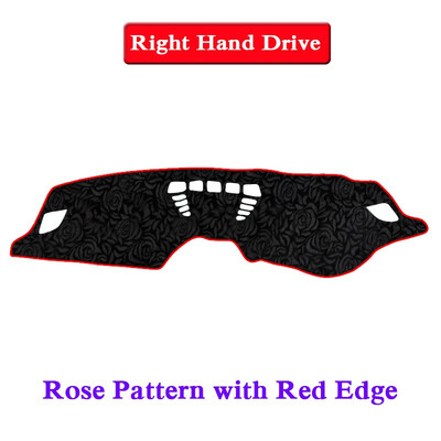

Car Styling Dashboard Protective Mat Shade Cushion Cover Pad Rose Pattern Carpet For BMW X1 2016-2018 LHD&RHD Anti-Slip Mat