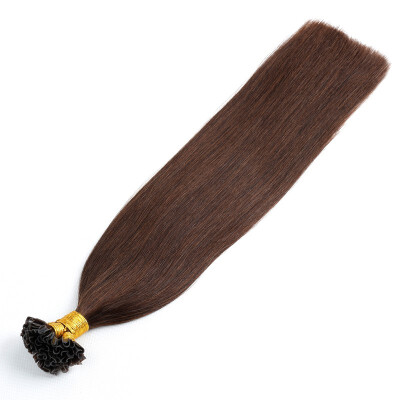 

BHF HAIR Fusion hair extensions Human Remy Hair Black Ash Brown Platinum Blonde Straight Nail U-tip Fusion Hair Extensions 1gs
