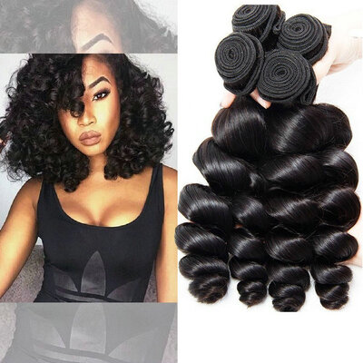 

CLAROLAIR Hair Unprocessed Peruvian Loose Wave Virgin Hair Peruvian Virgin Hair Bundle 4pcs Lot Remy Human Hair Extensions