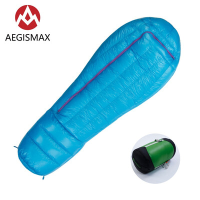 

AEGISMAX Outdoor Camping ULTRA 95 Goose Down Mummy Extreme Sleeping Bag Cold Weather Down Lengthened Adult Nylon Sleeping Bag