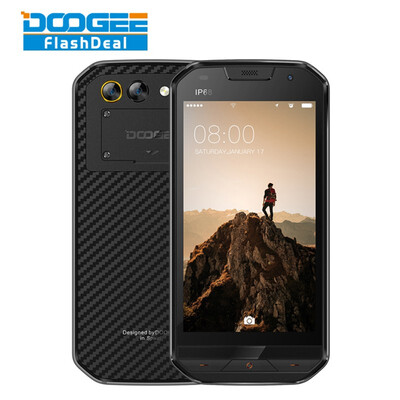

DOOGEE S30 IP68 Waterproof 5580mAh Side fingerprint Dual camera 5V2A 50"HD Android 70 2GB RAM 16GB ROM Smartphone Unlock