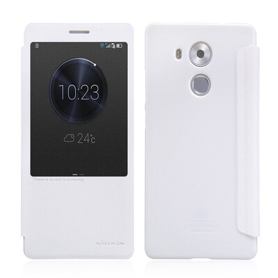 

MOONCASE окна дизайн жесткого Side Flip премиум - пу - кожа тонкий корпус для покрытия Huawei Ascend Mate 8