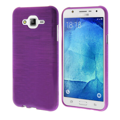 

MOONCASE Durable Colors Soft Silicone Gel TPU Flexible Shell Protective Case Cover for Samsung Galaxy J5 Purple