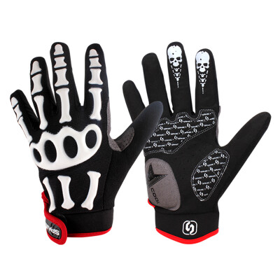 

Sparket COOL04B Knuckle 2 Generation Bicycle Gloves Skull Long Knights Gloves White