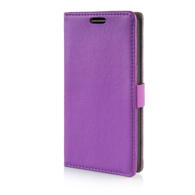 

MOONCASE Litch Skin Leather Side Flip Wallet Card Slot Pouch Stand Shell Back ЧЕХОЛ ДЛЯ LG G3 Stylus D690 Purple