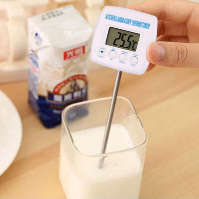 

Цифровой ЖК-дисплей Таймер приготовление еды термометр зонд кухня для барбекю мясо