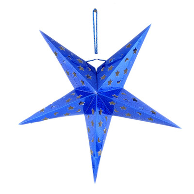 

Pentagram Lampshade Paper Star lantern Hanging Star Colourful Decoration