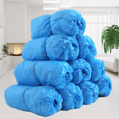 

Shouyou household indoor disposable shoe cover 100 Pack plastic thickening boys&girls rainproof waterproof rain boots Shoe JD-SN-80