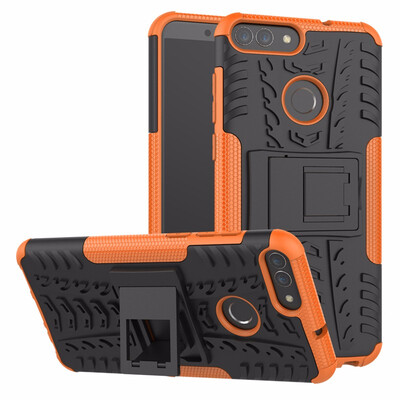 

Goowiiz Phone Case For Huawei P SmartNova 2 LiteEnjoy 2 Armor Tire Texture Rugged Protection PCTPU Full Protection