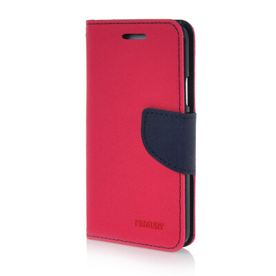 

MOONCASE Cross pattern Leather Wallet Flip Card Slot Pouch Stand Shell Back ЧЕХОЛ ДЛЯ Samsung Galaxy A3 Hot pink
