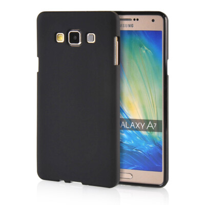 

MOONCASE Transparent Soft Flexible Silicone Gel TPU Skin Shell Back ЧЕХОЛ ДЛЯ Samsung Galaxy A7 Black