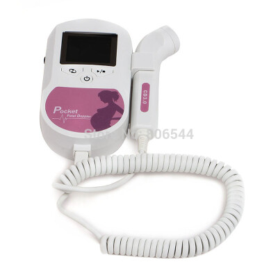 

Fetal Doppler 3MHz w Color LCD Back Light & Heart Beat Waveform PINK