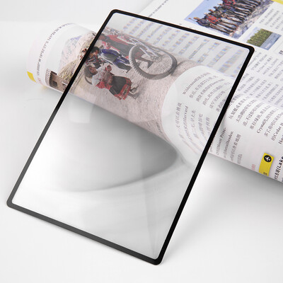 

3X Magnifier ПВХ лист Чтение 180X120mm странице книги увеличительное стекло объектива
