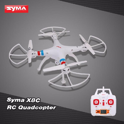 

SYMA X8C 24G 4CH 6-Axis Gyro Quadcopter RTF Drone 20MP HD Camera White 8PQ1