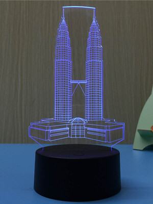 

AINA twin towers night light