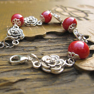 

Hot style package postal crafts popular ceramic miaoyin national wind bracelet high temperature fired jewelry Chinese characterist