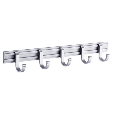 

Cobbe row hook space aluminum clothes hook wall coat hook hook hook wall hanging bathroom hardware accessories