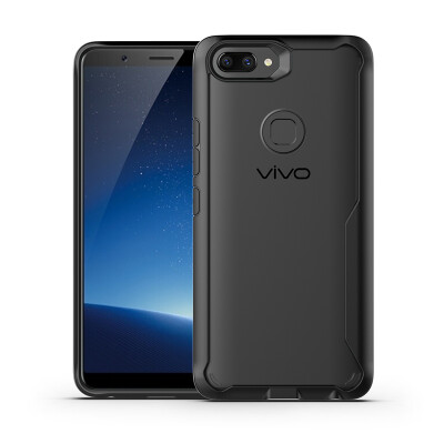 

Goowiiz Luxury Phone Case For Vivo X20X20 Plus HD Clear Acrylic TPU Silicone Prevent falling Full protection