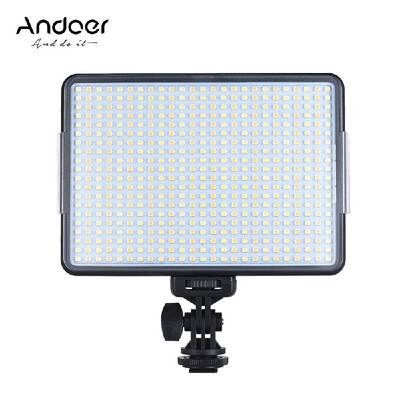 

Romacci Andoer W500 Professional Dimmable LED Video Light Fill Light 3200K5600K BiColor Temperature 32W CRI90 for Portrait Wedd