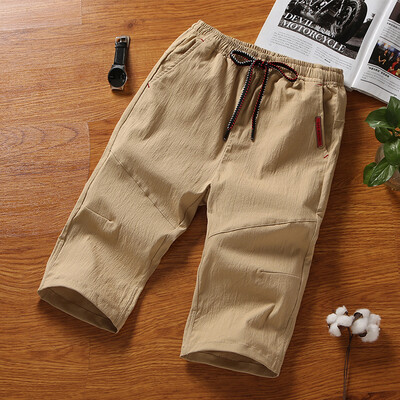 

Damaizhang Brand Designer Men Cargo pants cotton breathable men shorts straight length men short pants