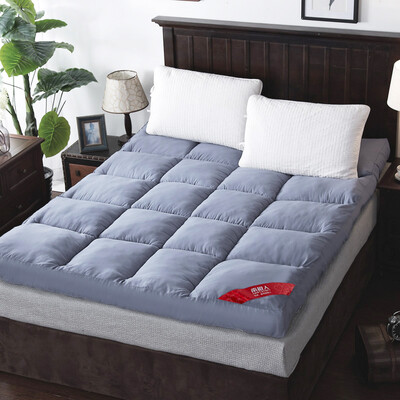 

Antarctic home textile thickening warm three-dimensional feather velvet mattress bed scorpion double student dormitory tatami folding non-slip mattress light blue 18x2m