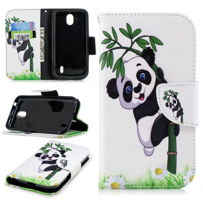 

BEFOSPEY Painting PU LeatherSoft TPU Card Slot Stand Wallet Case For Nokia 145"2018