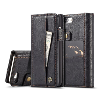 

Iphone 66S6 Plus6S Plus Luxury Leather Commerce Multi-function Wallet Card Clip Protection Cover Stand Phone case