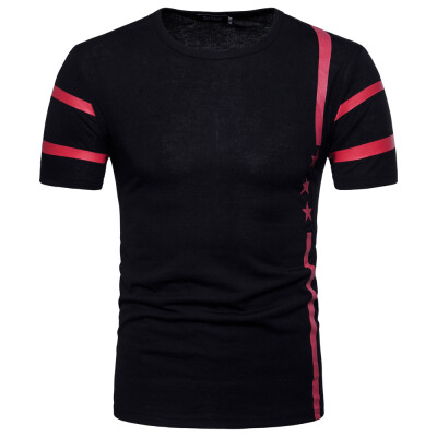 

Mens Casual Round Neck Short Sleeve T Shirt