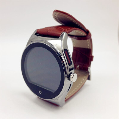 

Heart Rate Monitor Smart Bluetooth Smart Watch Phone Wrist Watch with leather Strap Dialer