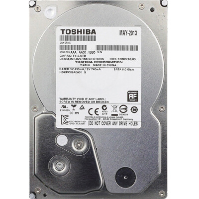 

Toshiba TOSHIBA 3TB 7200 RPM 64M SATA3 Desktop Hard Drive DT01ACA300