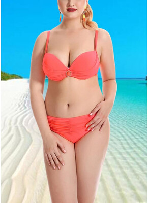 

2018 Backless Spaghetti Strap Solid Color Low Waist Bikini Set