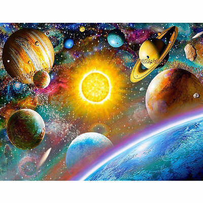 

5D Diamond Painting Full Drill DIY Kit Arts Crafts Embroidery Cross Stitch Rhinestone Canvas Wall Home Decor Style 1
