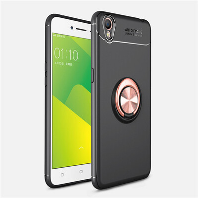 

OPPO A37 роскошь металлическое кольцо, магнитные брекет - shockproof охлаждения тпу телефон дело